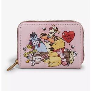 Loungefly Disney Winnie The Pooh & Friends Valentine’s Day Mini Zipper Wallet